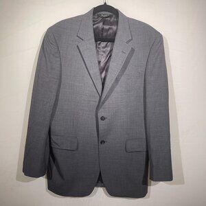 Jos. A. Bank Men’s Gray Blazer Jacket — 100% Wool — 40R